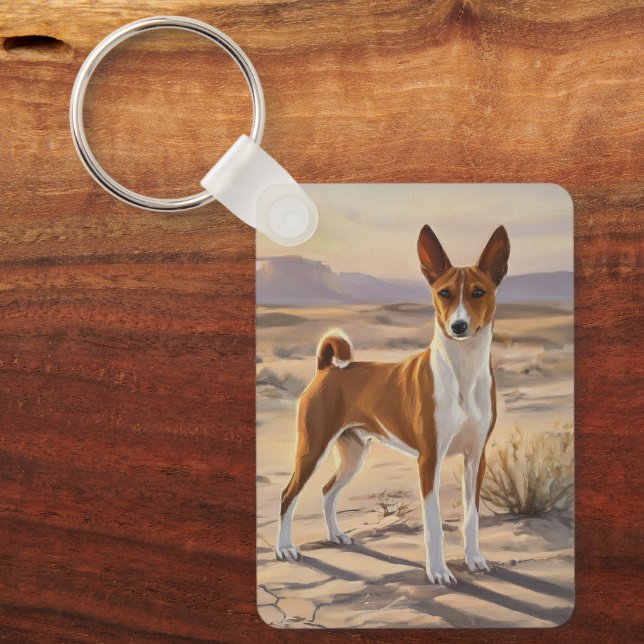 Llavero Basenji (Anverso)