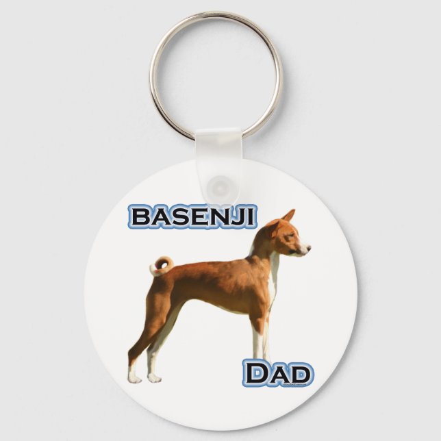 Llavero Basenji Dad 4 - Keychain (Anverso)