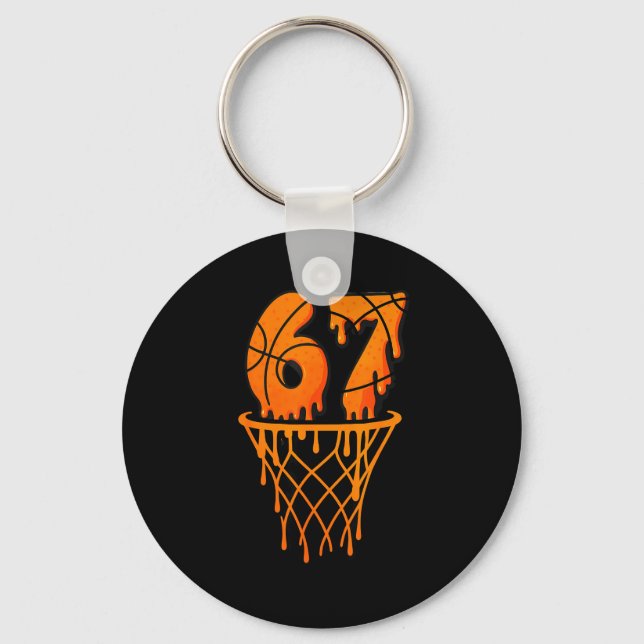 Llavero Basketball 67 Meme Funny Six Seven Gen Alpha Drip  (Anverso)