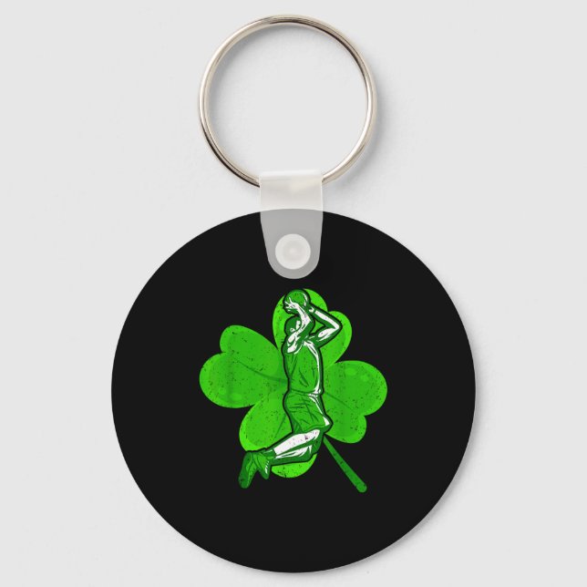 Llavero Basketball Shamrock St Patrick's Day Srt Lover Boy (Anverso)