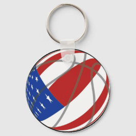 LLAVERO BASKETBALL USA FLAG PATRIOTIC
