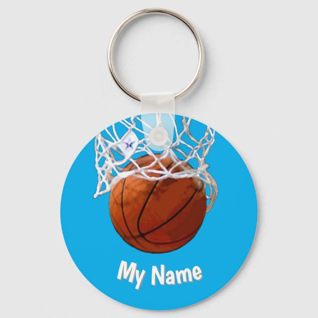 Llavero Basketball Your Name Custom (Anverso)