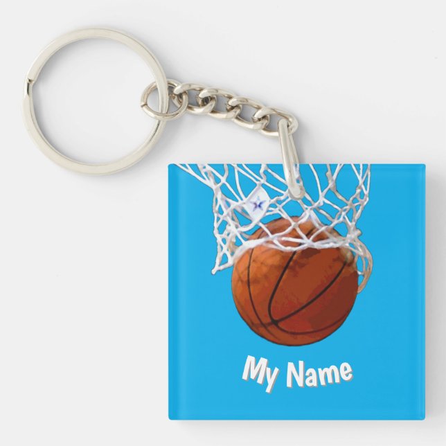 Llavero Basketball Your Name Custom (Frente)