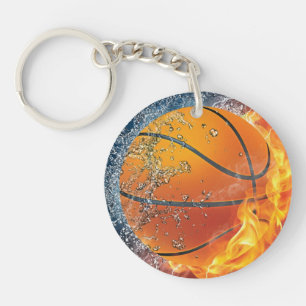 Llavero Básquetbol flamante almohada de lanzamiento