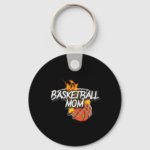 Llavero Básquetbol Mamá Básquetbol Gear Lit On Fire Basket
