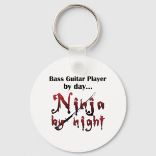 Llavero Bass Guitar Ninja