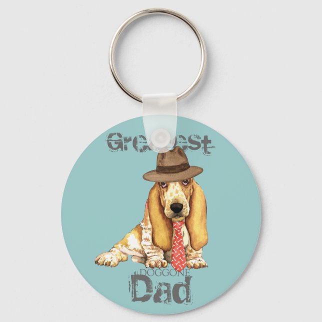 Llavero Basset Dad (Anverso)