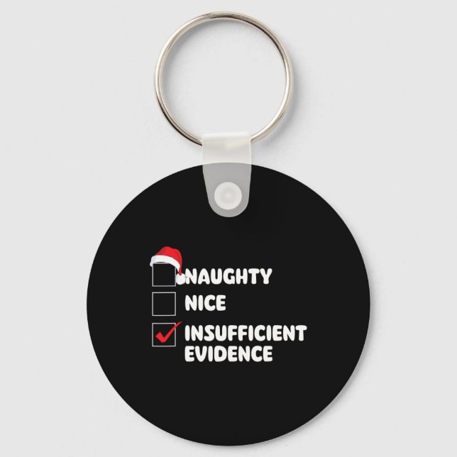 Llavero Bastante mala evidencia insuficiente - Navidad nav (Anverso)