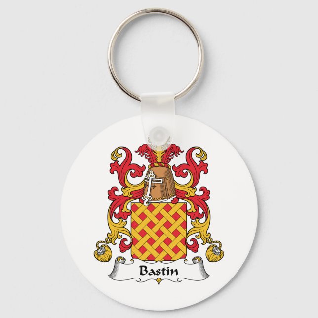 Llavero Bastin Family Crest (Anverso)