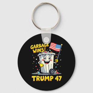 Llavero Basura gana Trump 47 Team Garbage Para Trump 2024