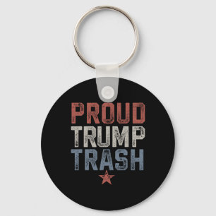 Llavero Basura: Trump, basura, trucha, Trump 2024