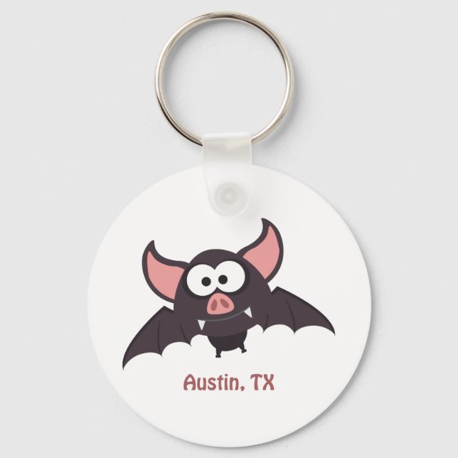Llavero Bat - Austin, Texas (Anverso)