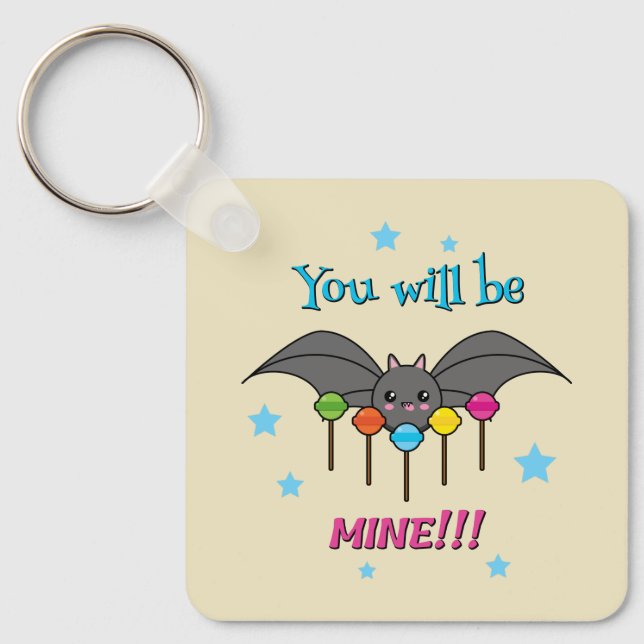 Llavero Bat Craving Lollipops - Serás Mío (Anverso)