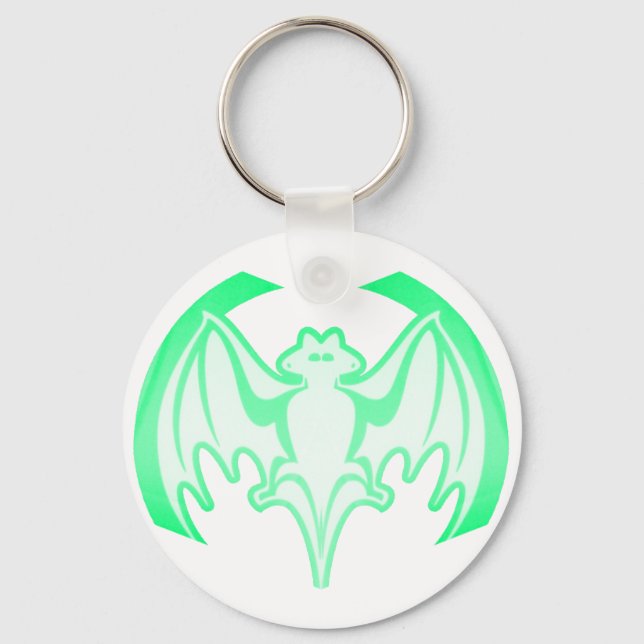 Llavero Bat Green Inv El MUSEO Regalos Zazzle (Anverso)