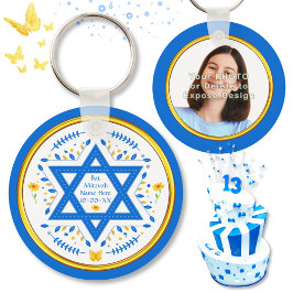 Llavero Bat Mitzvah Giveaways Personalizado, Bat Mitzvah