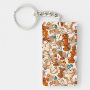 Llavero Batalla de ajedrez