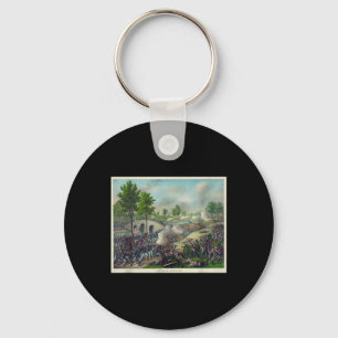 Llavero Batalla De Antietam Pintando Batalla De Guerra Civ