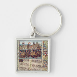 Llavero Batalla de Ecluse, de 'Chronicle de Froissart