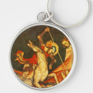 Llavero Batalla y dragón de San Jorge