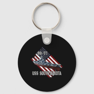 Llavero Batallero Uss Dakota del Sur Bb-57 & Guerra de