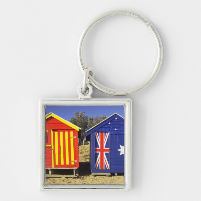 Llavero Bathing Boxes, Playa Middle Brighton, Puerto 2 (Frente)