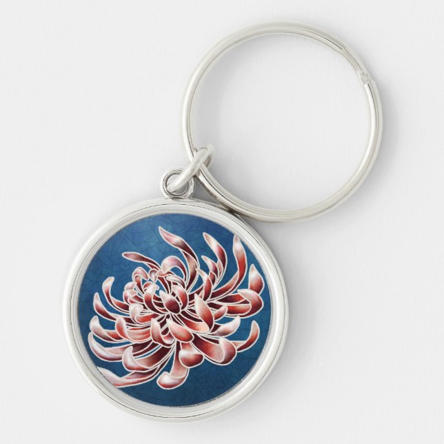Llavero Batik Chrysanthemum (Frente)