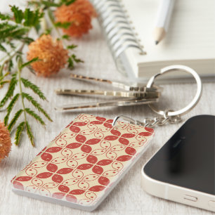 Llavero Batik Kawung, Patrón indonesio, Javanés, Étnico