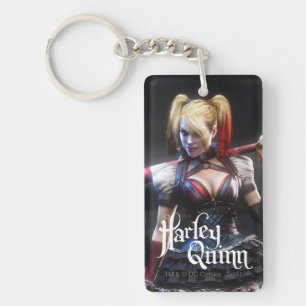 Llavero Batman Arkham Knight   Harley Quinn con murciélago