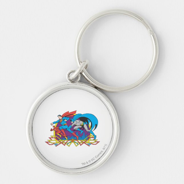 Llavero Batman + Superman + Flash (Frente)