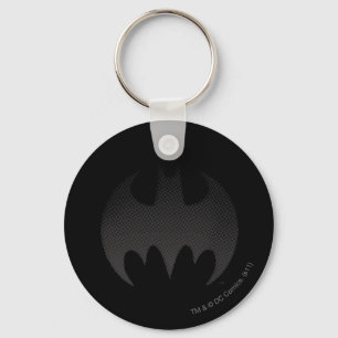 Llavero Batman Symbol   Black White Fade Logo