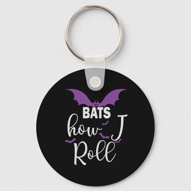 Llavero Bats de Halloween Cómo hago el cumpleaños (Anverso)