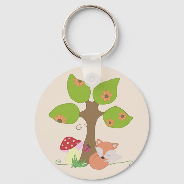 Llavero Baum fuchs (Anverso)