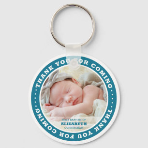 Llavero Bautismo sagrado moderno Personalizado simple foto