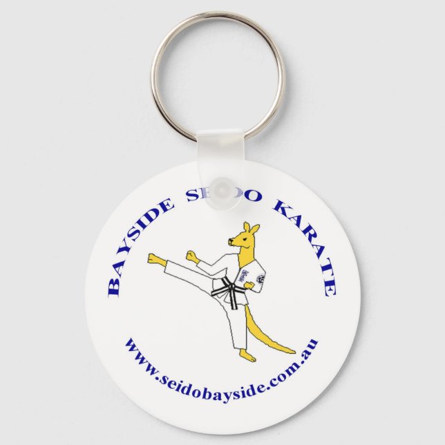 Llavero Bayside Kangaroo en Seido Gi Keyring (Anverso)