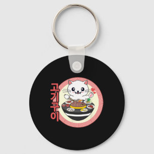 Llavero Bbq coreano Kbq Kawaii Cat
