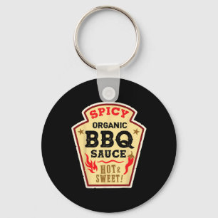 Llavero Bbq Sauce Hot Spicy Grill Ketchup Byrbeque Hallowe