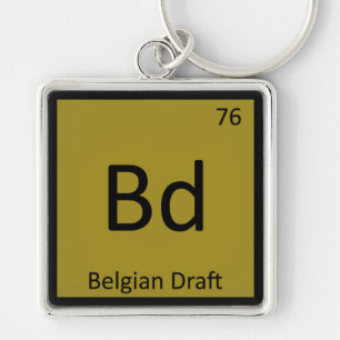 Llavero Bd - Belgian Draft Camiseta divertida de elementos