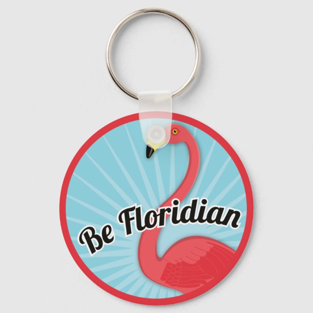 Llavero Be Floridian Keychain - azul (Anverso)