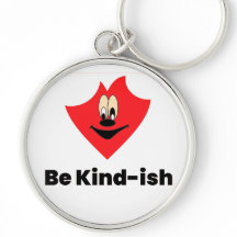 Llavero Be Kind-ish – Regalo Divertido y Lindo par