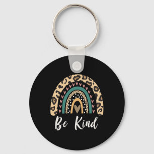 Llavero Be Kind Leopard Rainbow Kindness Gir Inspirador
