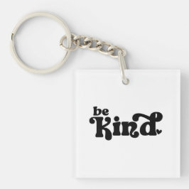 Llavero Be Kind Minimalist  – Bold Black Kindness