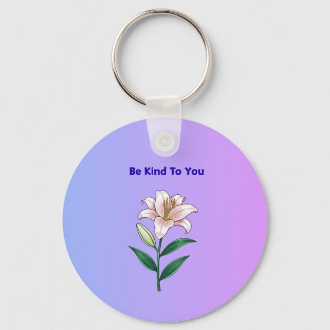 Llavero Be Kind To You Lily Self-Care  (Anverso)