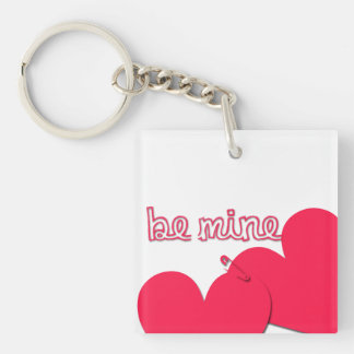 Llavero Be Mine El día de San Valentín Modern Keychain