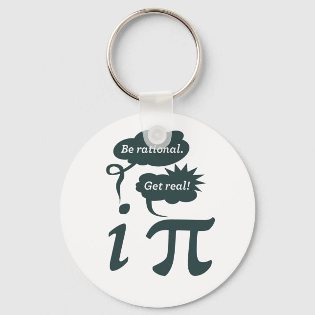 Llavero be rational! get real! (Anverso)
