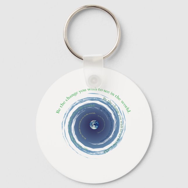 Llavero Be The Change (Anverso)