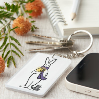 Llavero Be the Light Bunny Keychain
