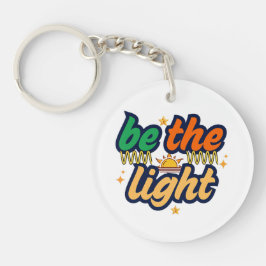 Llavero Be The Light Keychain