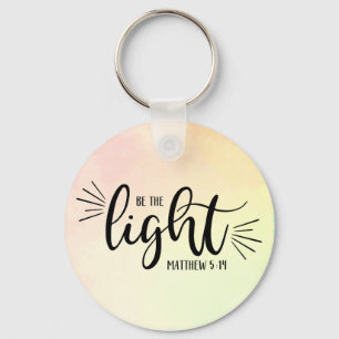 Llavero Be the Light Matthew 5:14