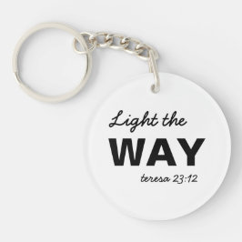 Llavero Be the Light | Matthew 5:14 Christian Keychain