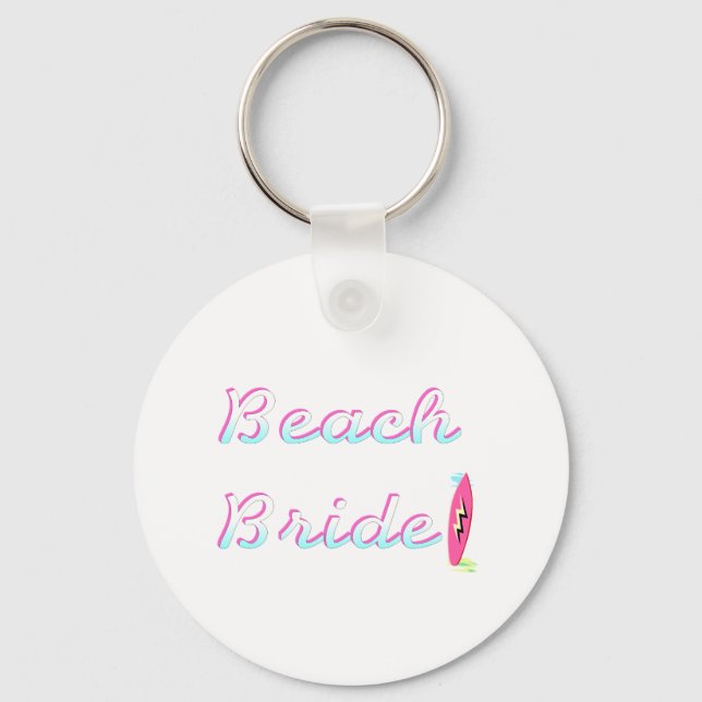 Llavero Beach Bride (Surfboard) (Anverso)